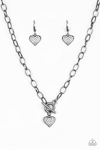 Harvard Hearts - Black - Dazzling Diamonds 