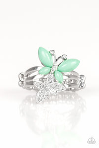 Flutter Flirt - Green - Dazzling Diamonds 