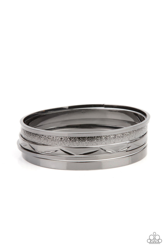 Stackable Style - Black - Dazzling Diamonds 