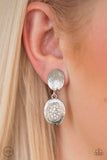 Runway Radiance - White Clip-On - Dazzling Diamonds 