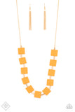 Hello, Material Girl - Orange - Dazzling Diamonds 